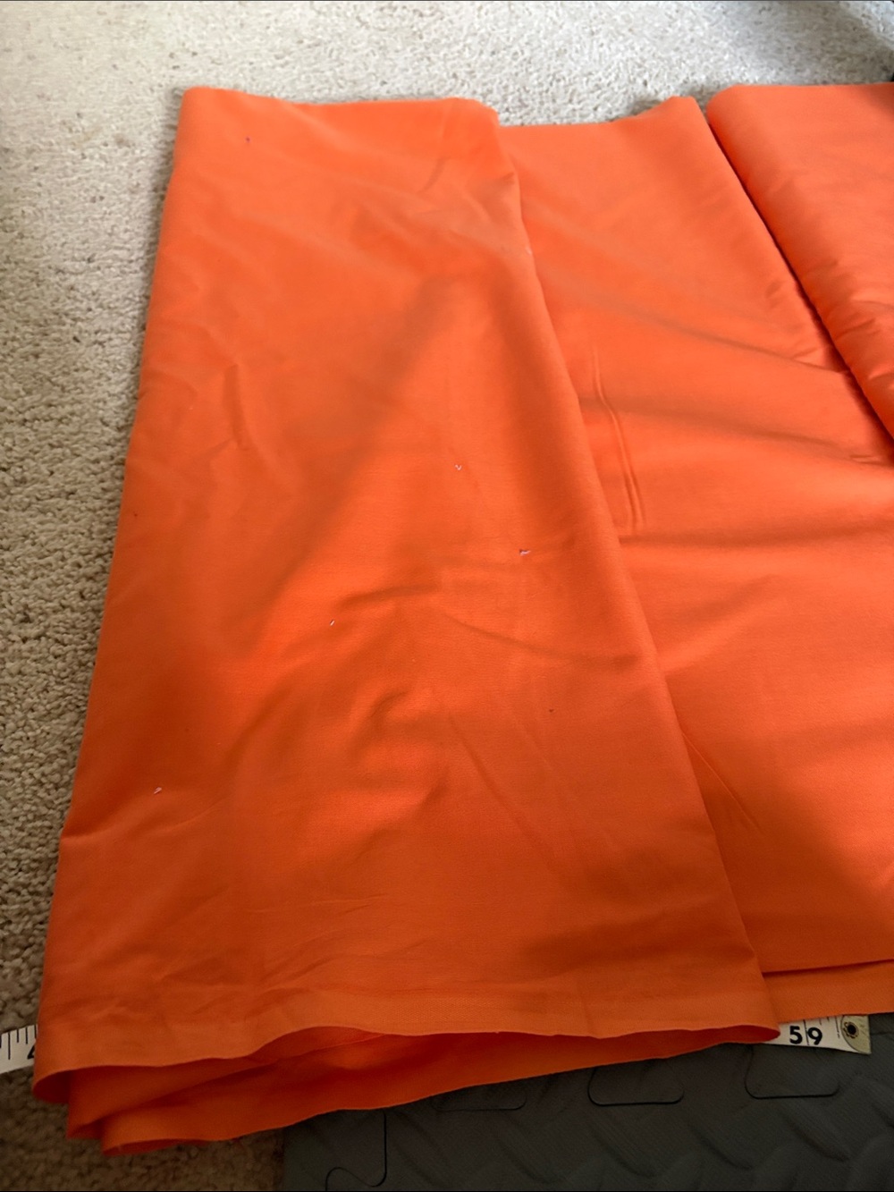 Orange fabric / 1 yard Wide back 118